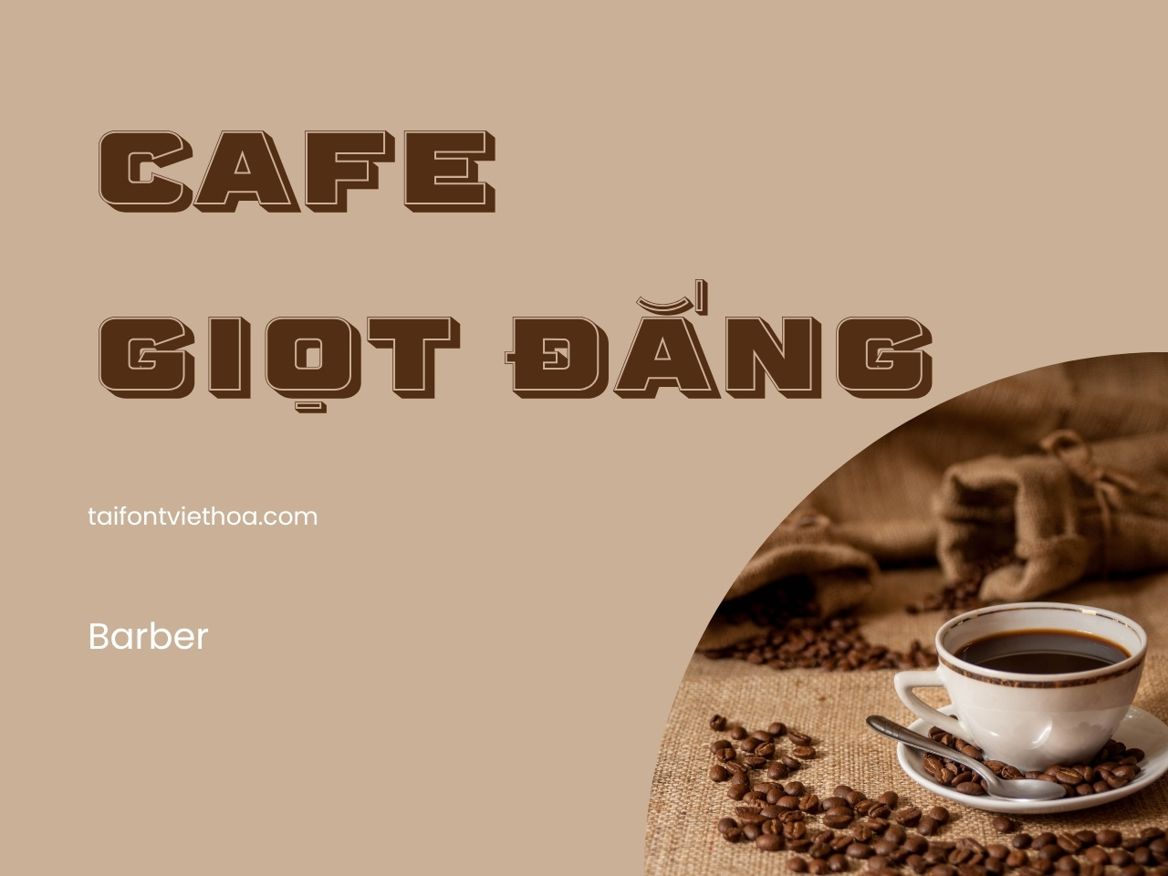 Font việt hóa Barber đầy đủ Font Tiếng Việt