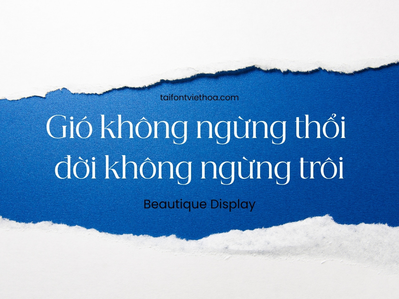 Font việt hóa Beautique Display Font Tiếng Việt