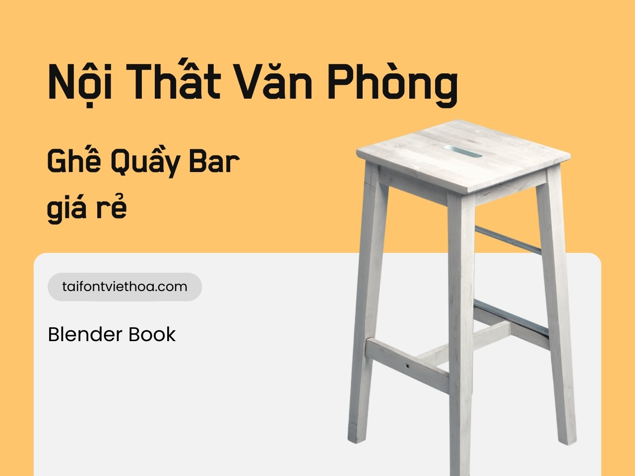 Font việt hóa Blender Book