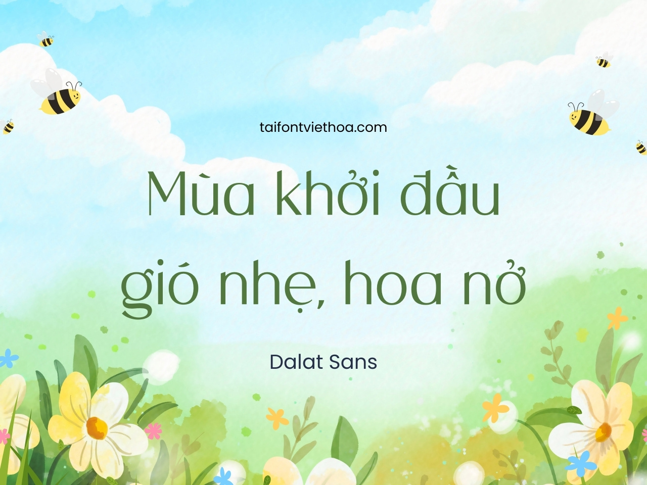 Font việt hóa Dalat Sans, Dalat Sans Cap Font Tiếng Việt