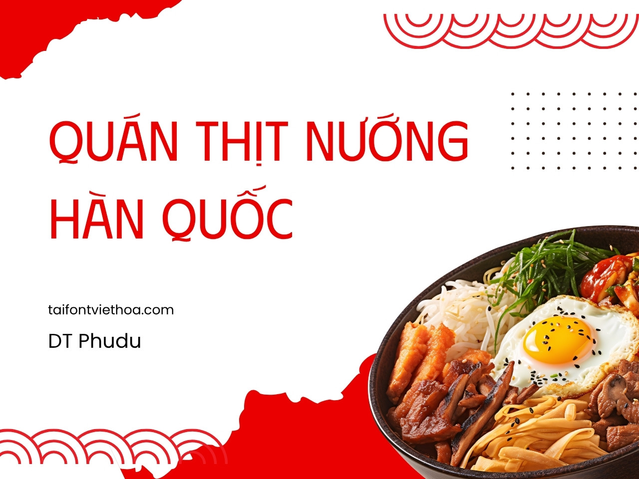 Font việt hóa DT Phudu (đầy đủ) mới nhất