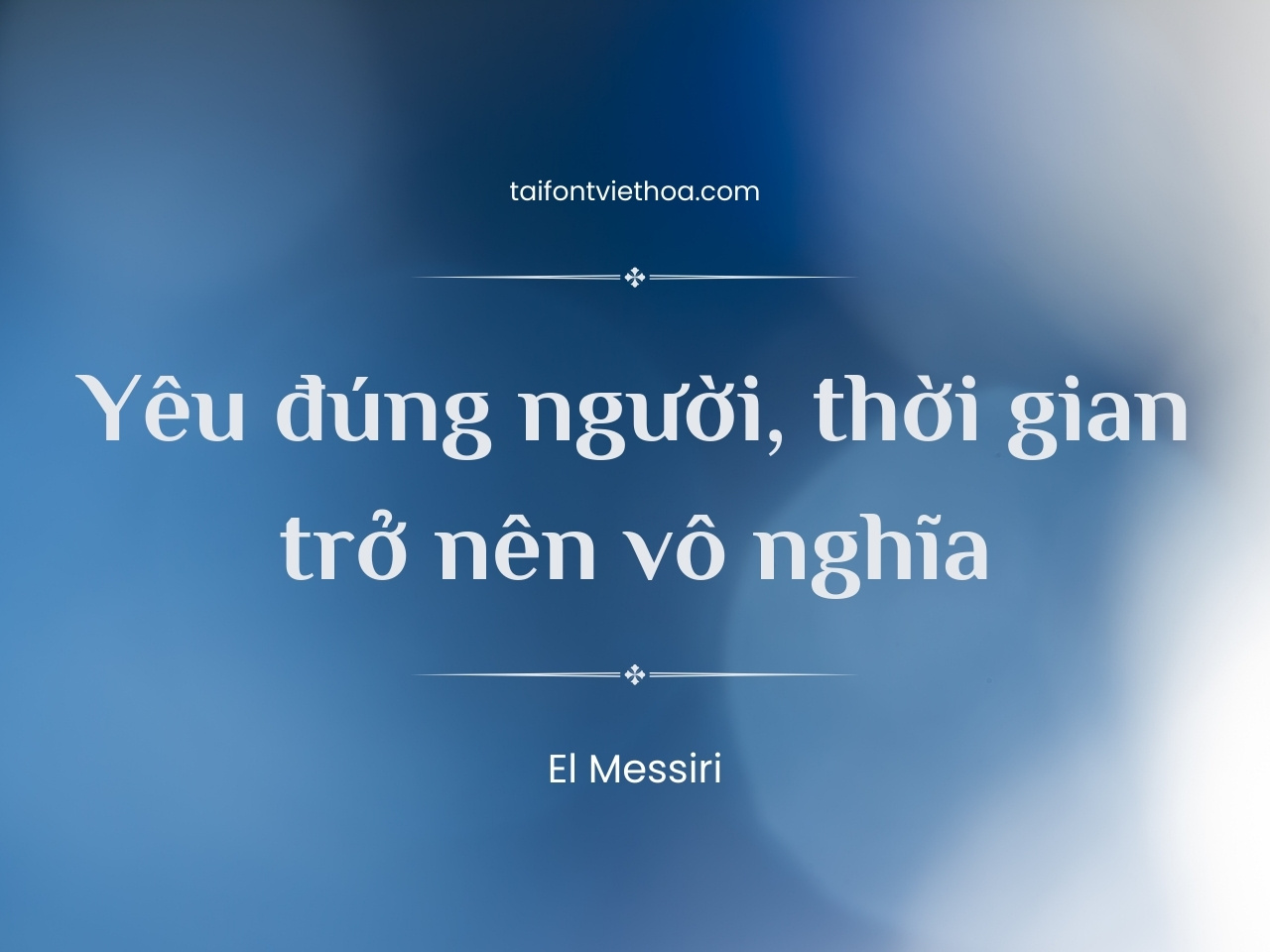 Font việt hóa El Messiri