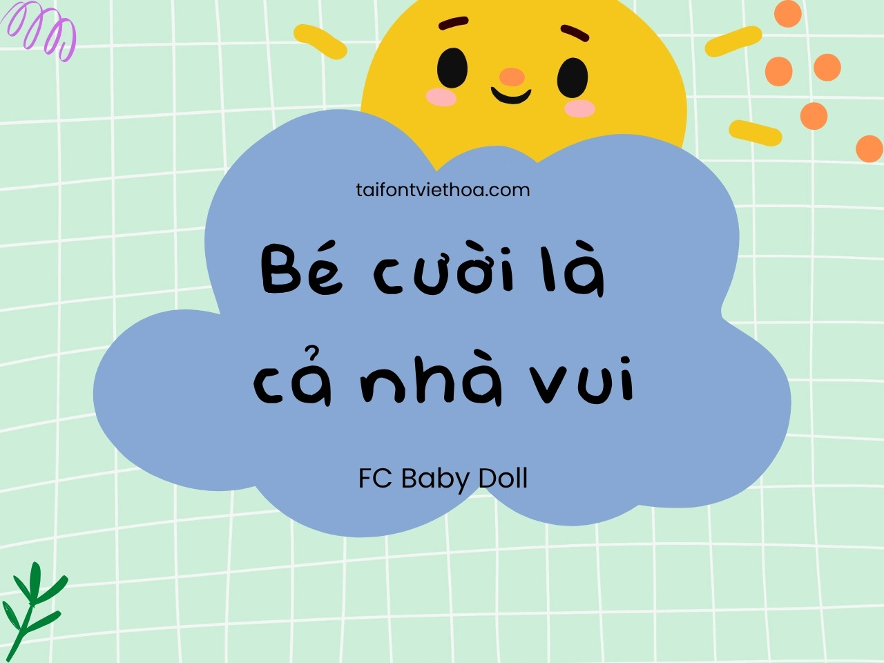 Giới thiệu về font Baby Doll và phiên bản Việt hóa