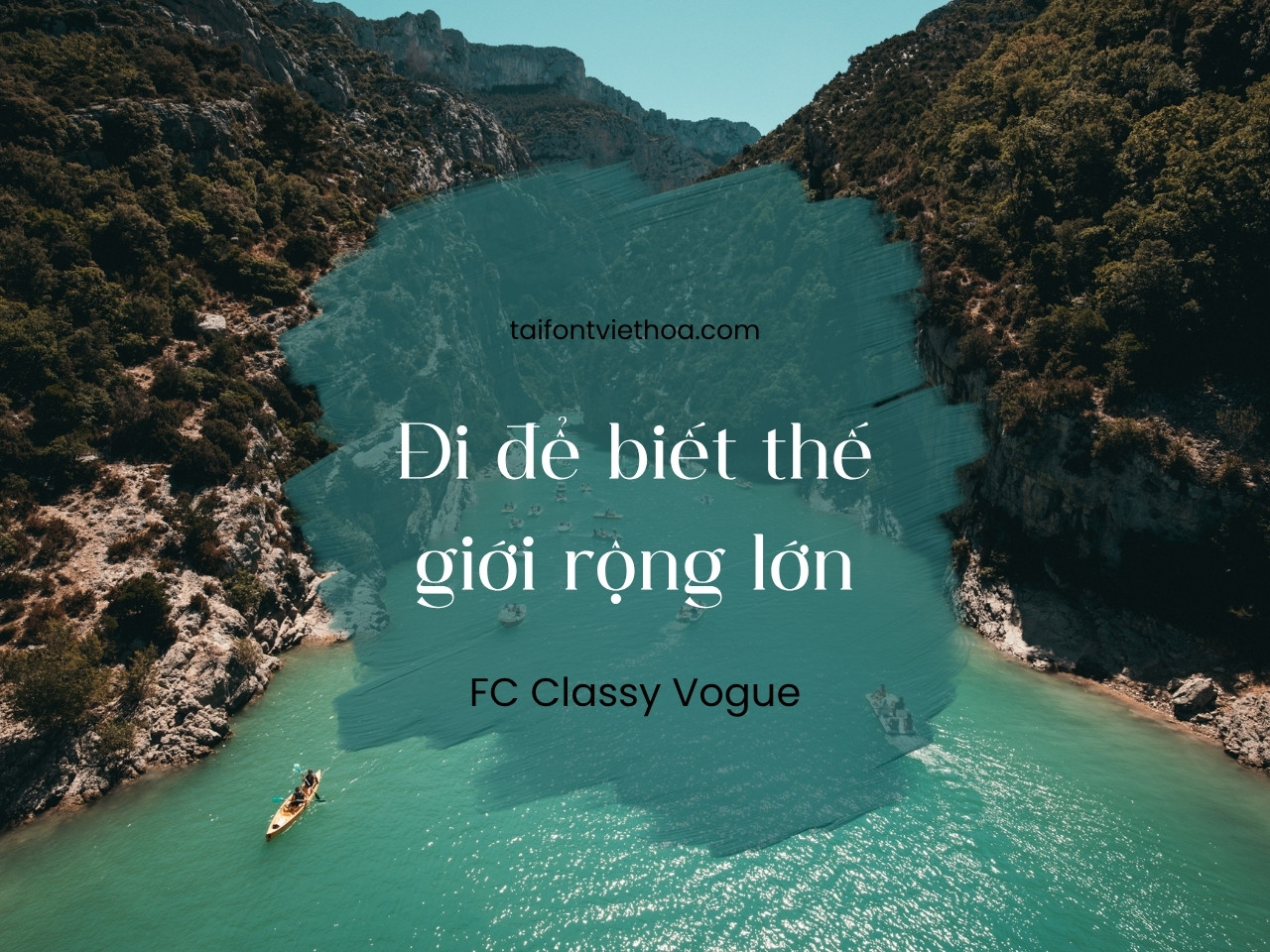 Giới thiệu về font Classy Vogue và phiên bản Việt hóa