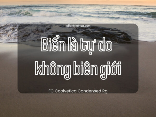 Font việt hóa FC Coolvetica Condensed Rg