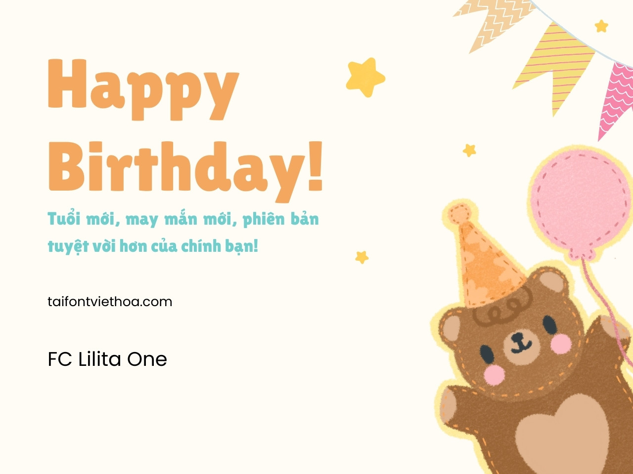 Font việt hóa FC Lilita One