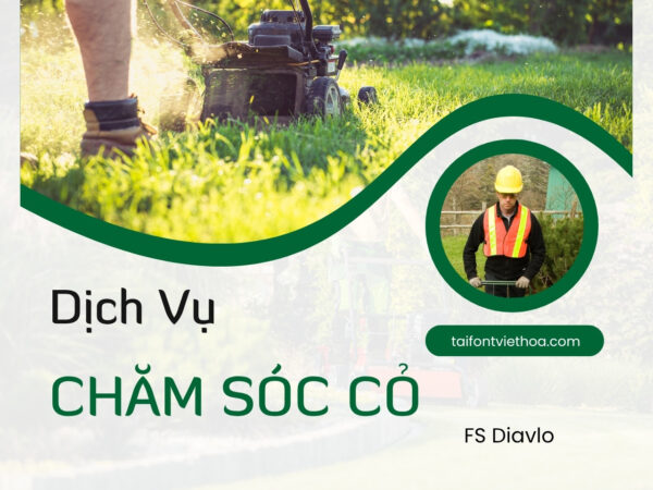 Font việt hóa FS Diavlo phù hợp làm bảng hiệu
