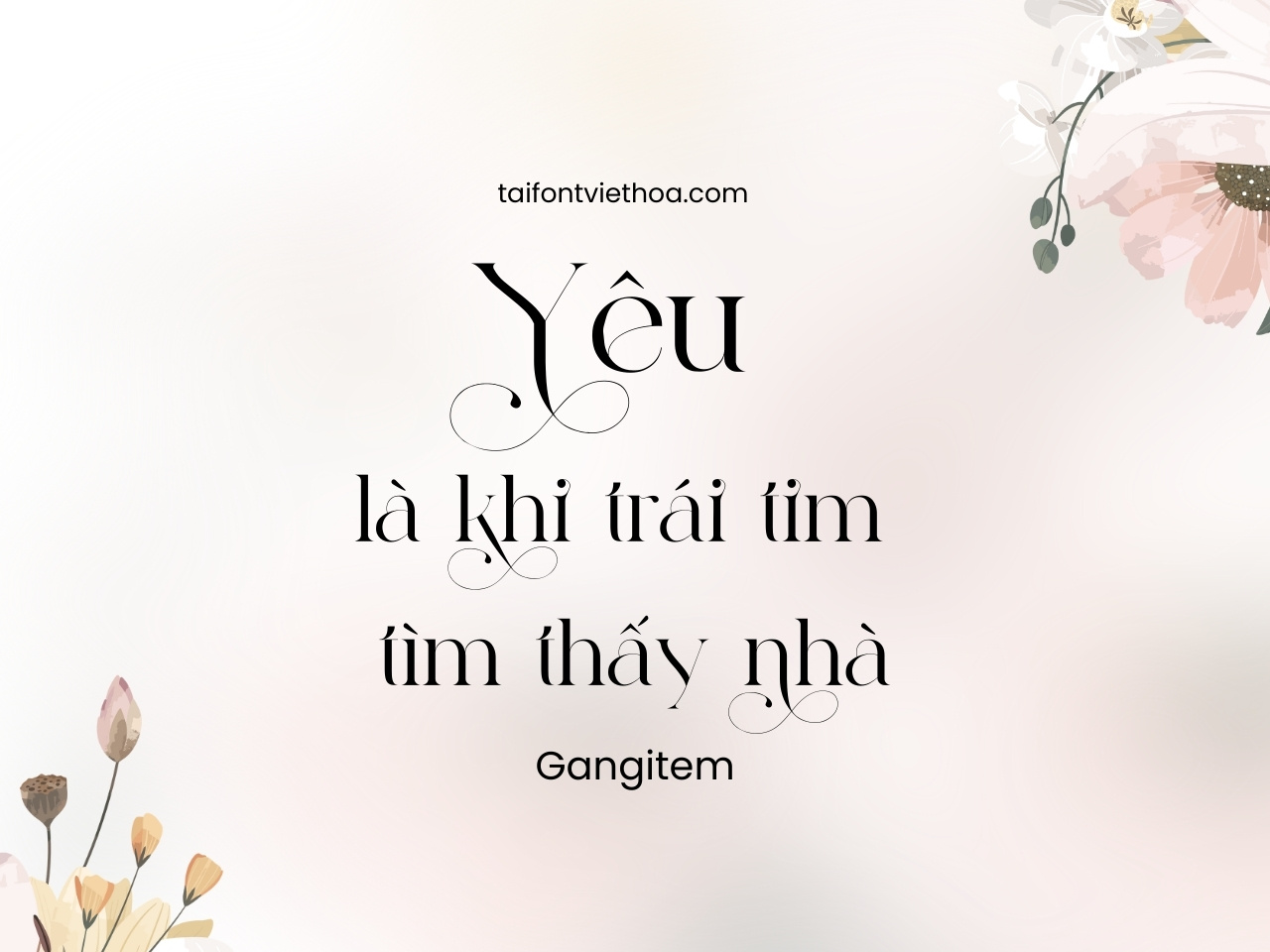 Font việt hóa Gangitem