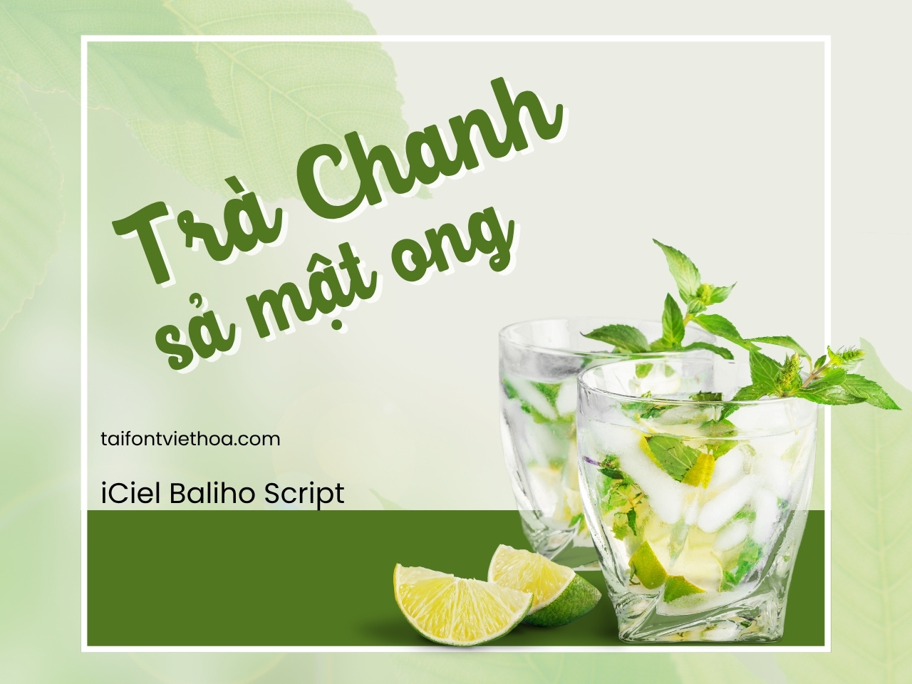 Font việt hóa iCiel Baliho Script, Font mềm mại