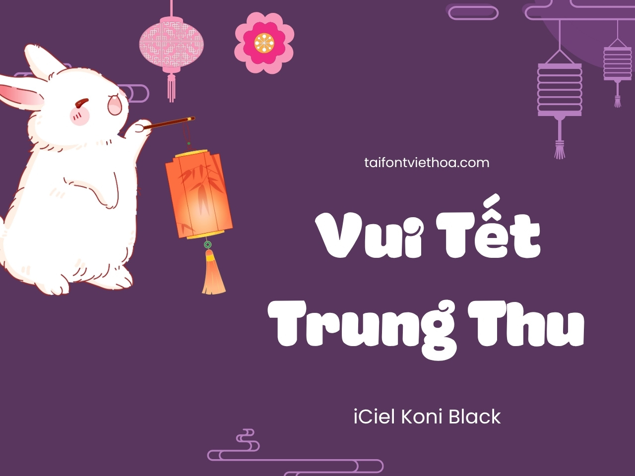 Font việt hóa iCiel Koni