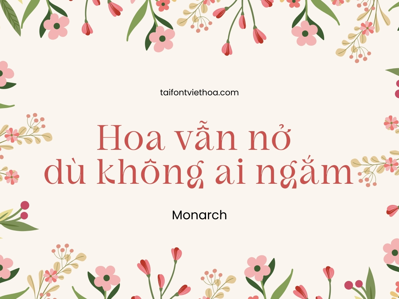 Font việt hóa Monarch đầy đủ Font Tiếng Việt