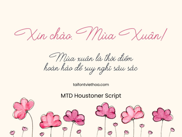 Font việt hóa MTD Houstoner Script