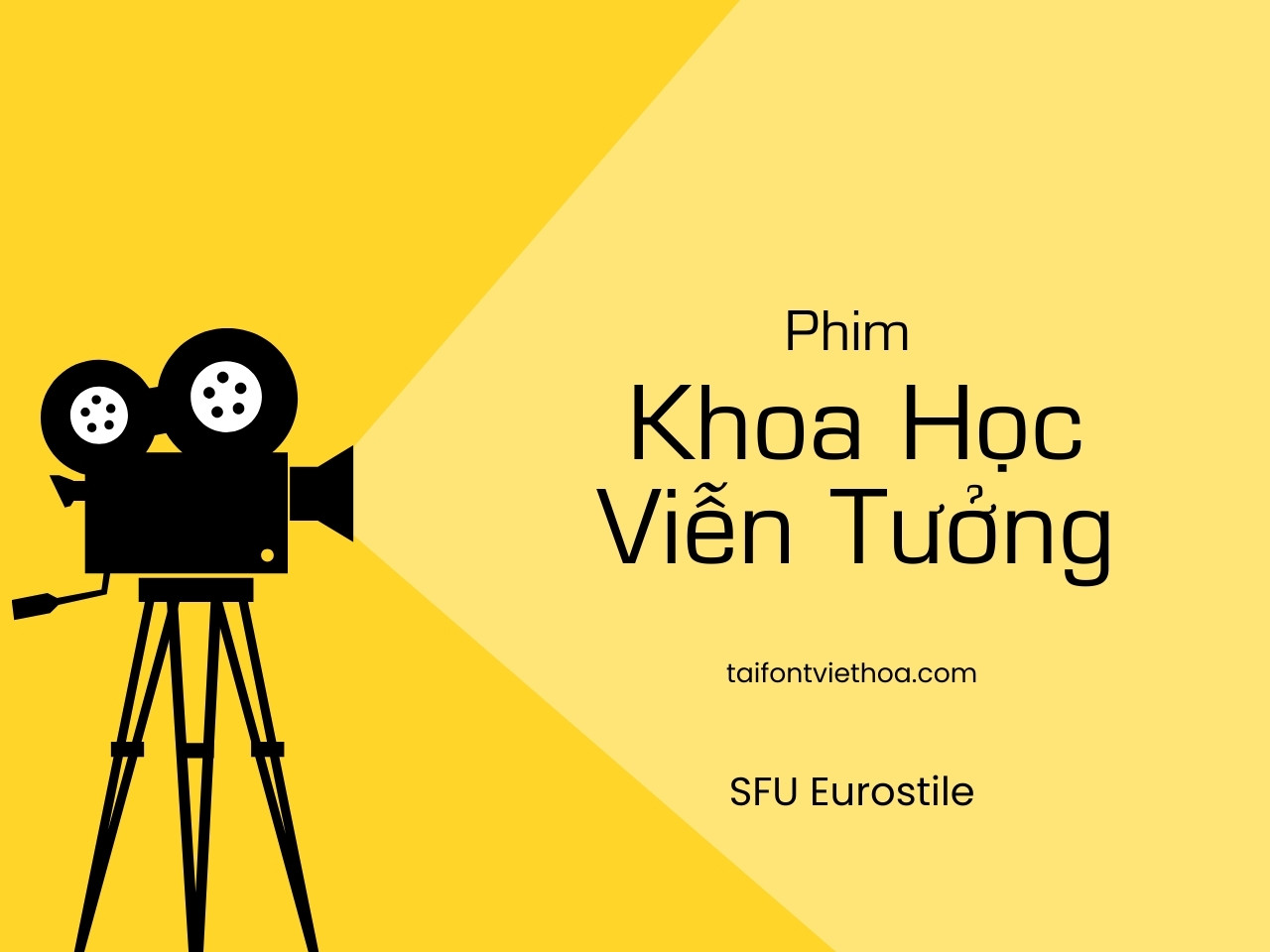 Giới thiệu về font SFU Eurostile – Kiểu chữ biểu tượng của công nghệ và tương lai