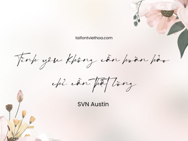 Font việt hóa SVN Austin