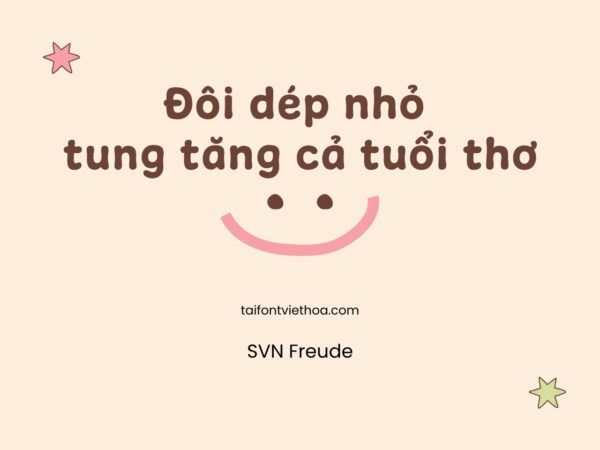 Font việt hóa SVN Freude