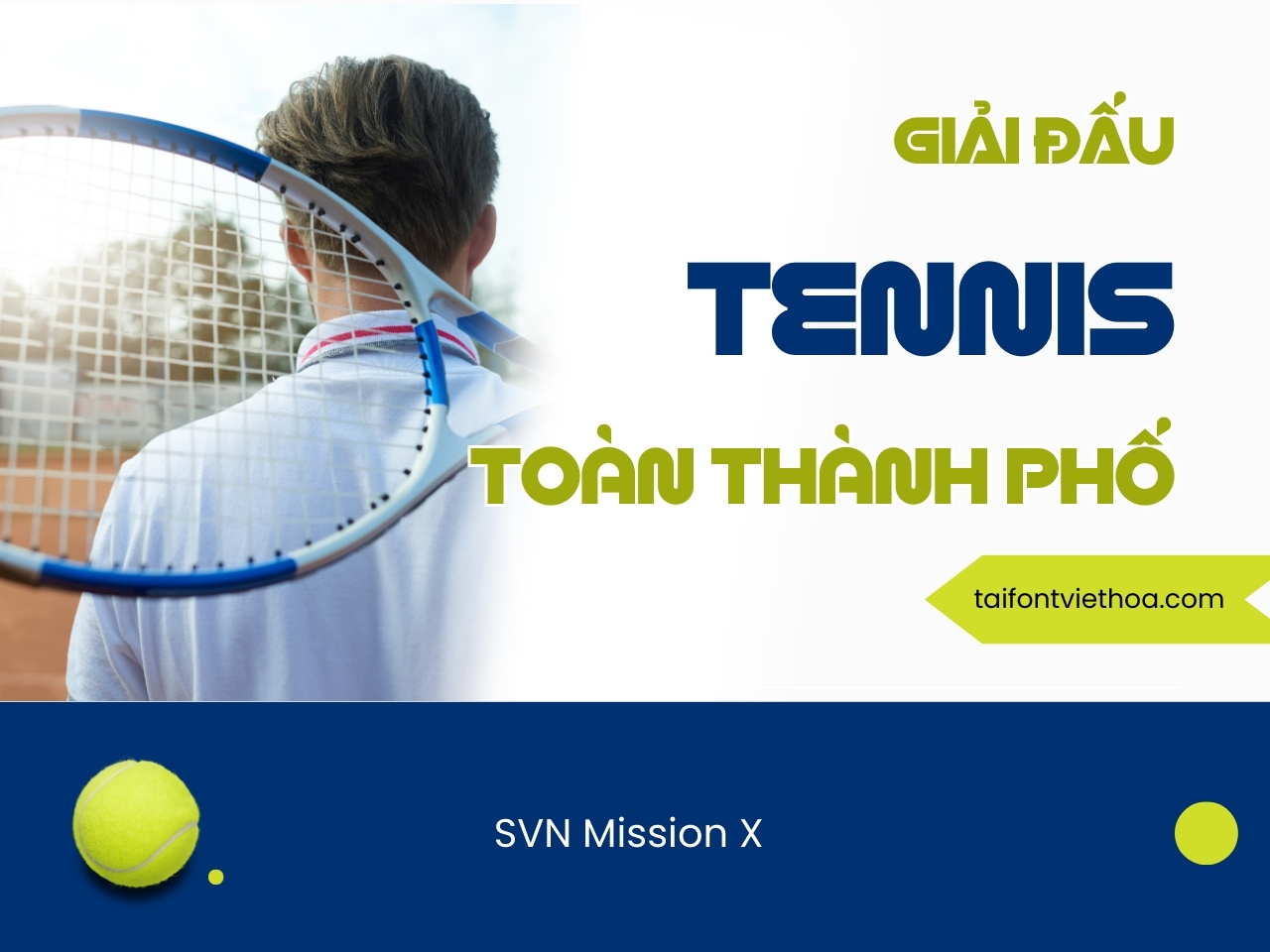 Font việt hóa SVN Mission X font thể thao