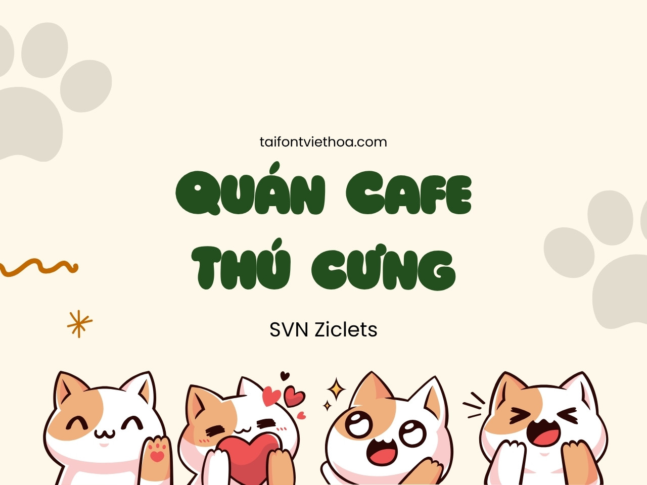 Font việt hóa SVN Ziclets