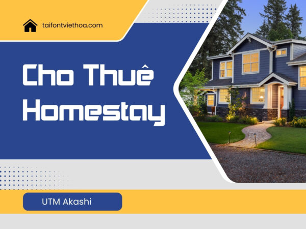 Font việt hóa UTM Akashi font im đậm