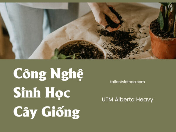 Font việt hóa UTM Alberta Heavy