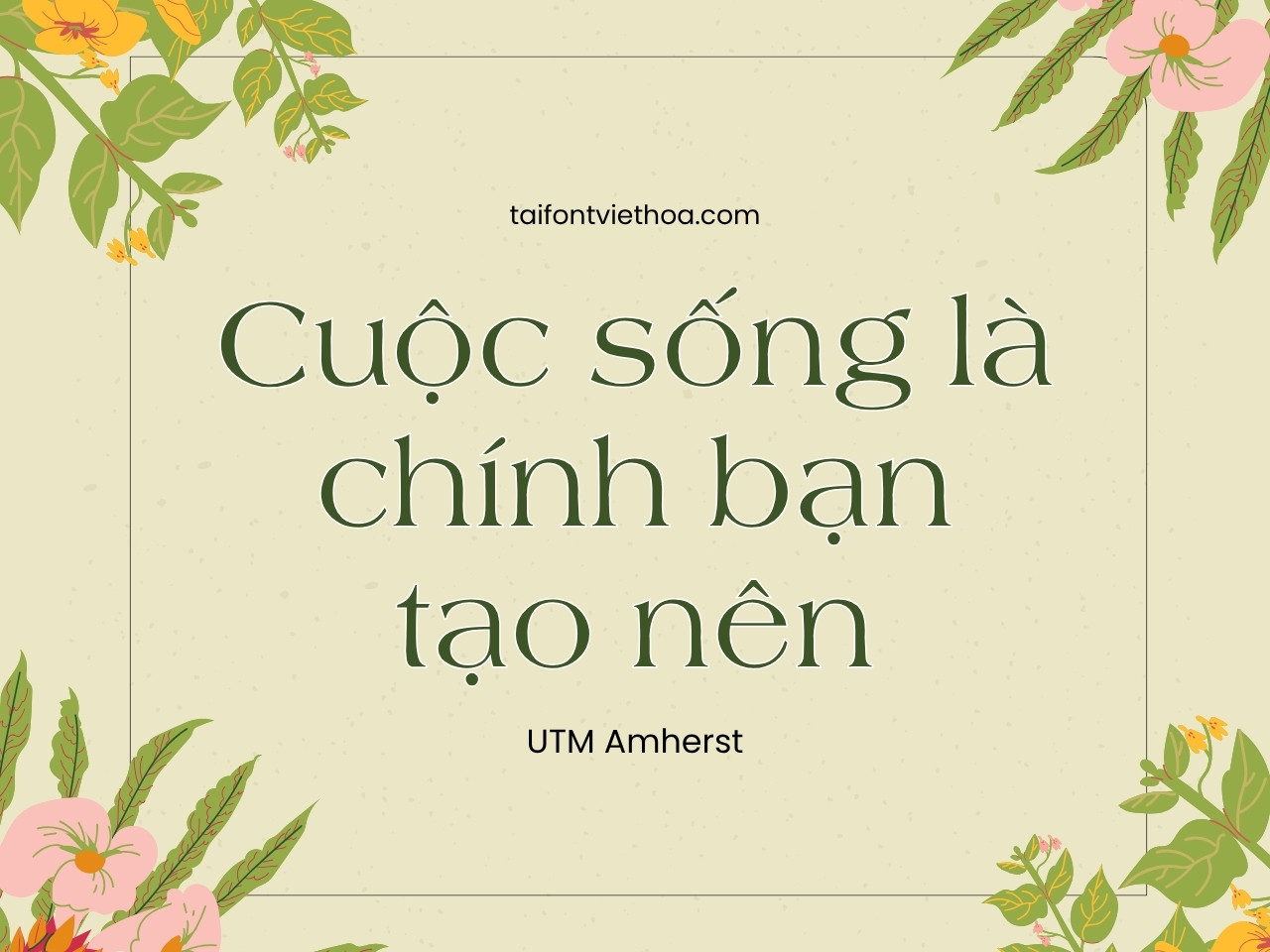 Giới thiệu về font UTM Amherst