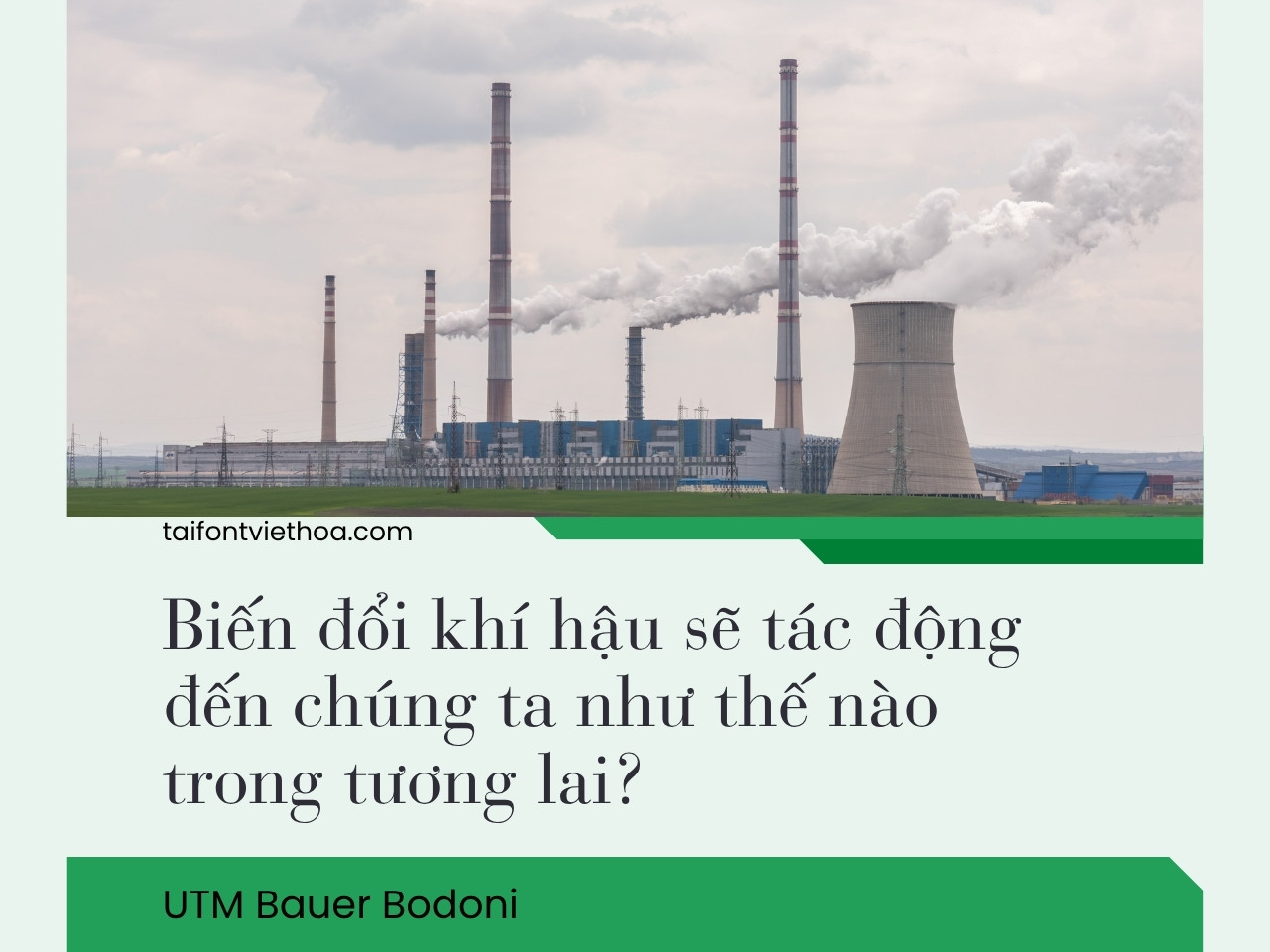 Font việt hóa UTM Bauer Bodoni