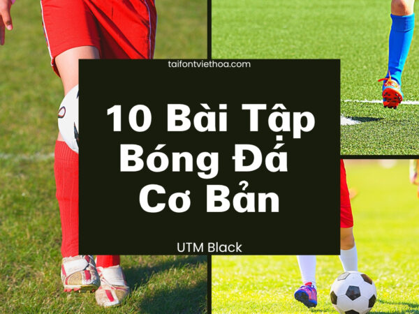 Font việt hóa UTM Black
