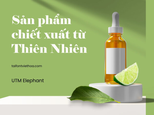 Font việt hóa UTM Elephant dùng cho quảng cáo