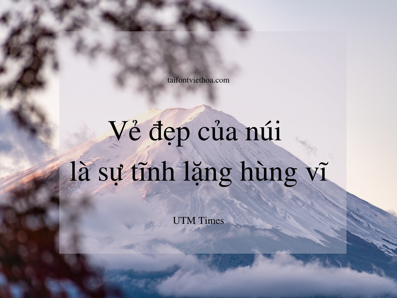 Font việt hóa UTM Times đầy đủ
