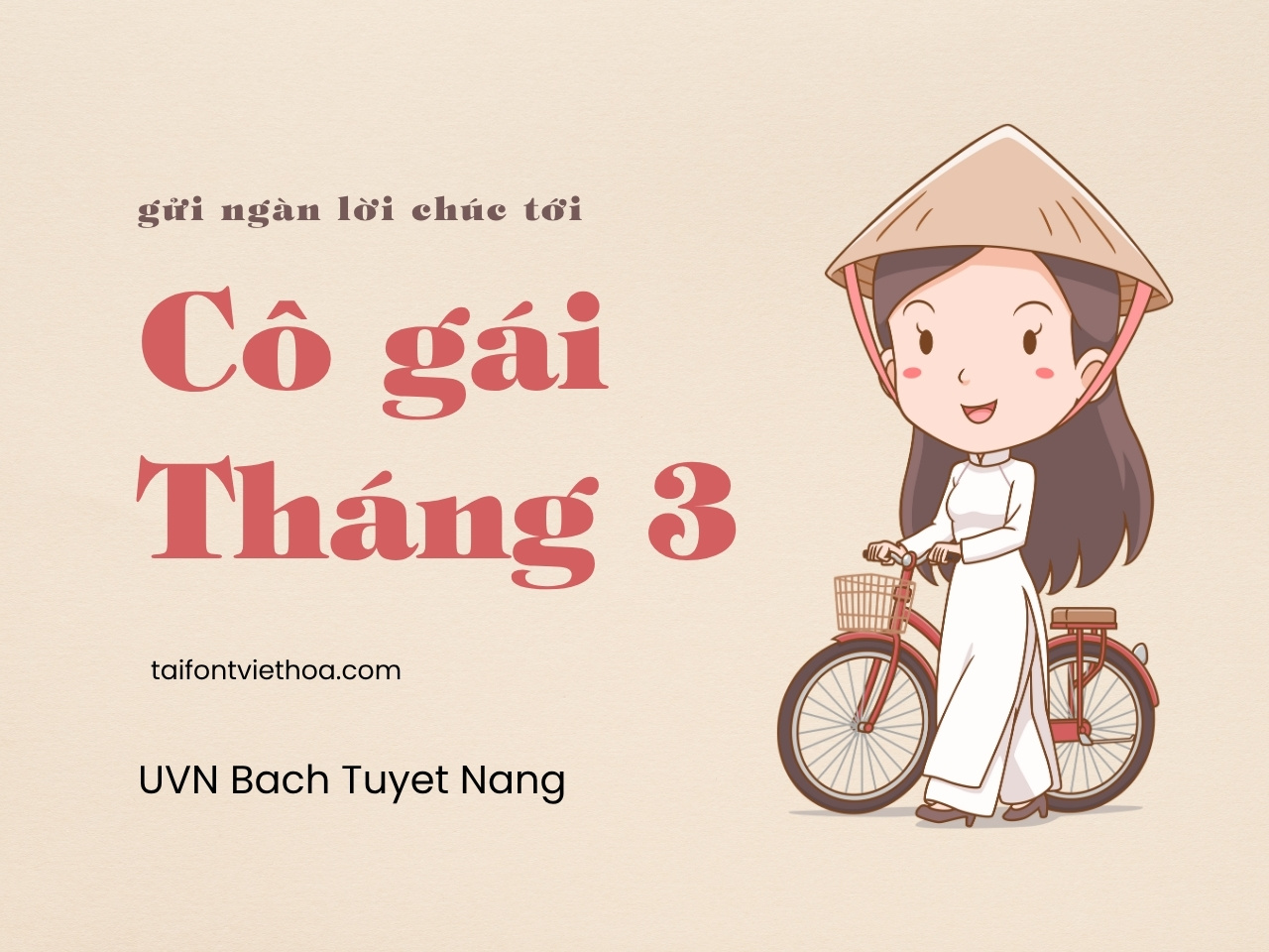 Font việt hóa UVN Bach Tuyet Nang