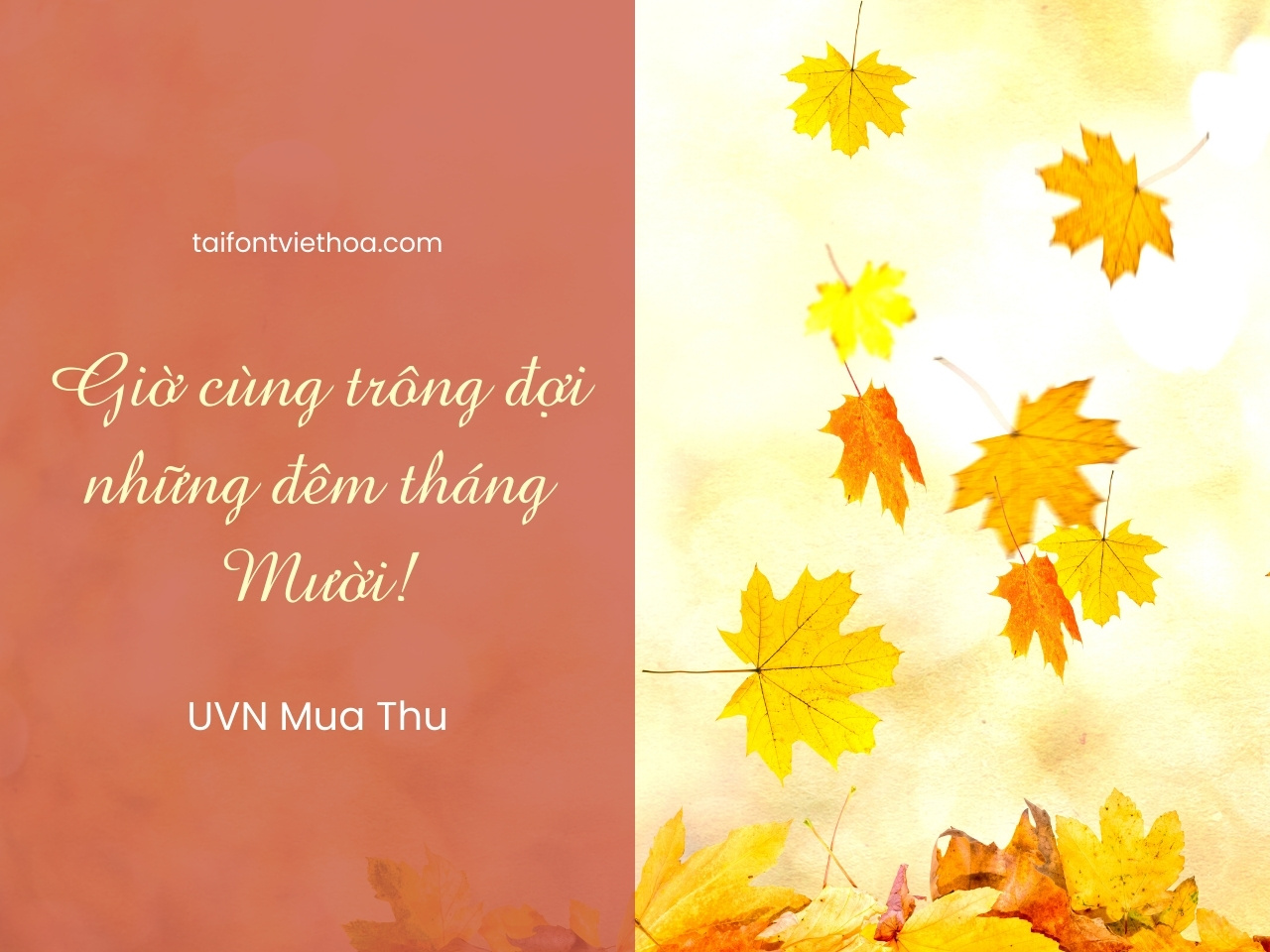 Font việt hóa UVN Mua Thu