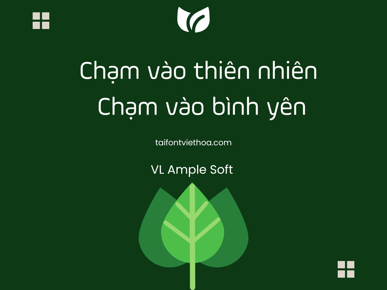 Font việt hóa VL Ample Soft đầy đủ
