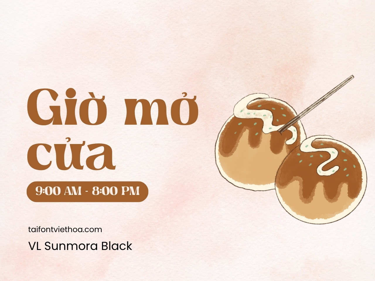 Giới thiệu về font VL Sunmora Black