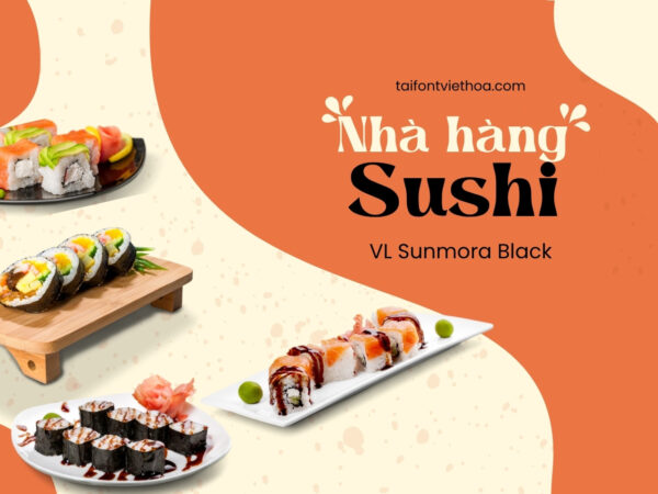 Font việt hóa VL Sunmora Black
