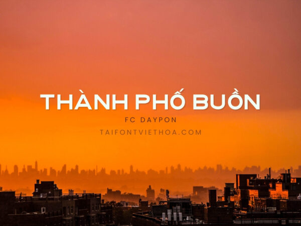 Font việt hóa FC Daypon