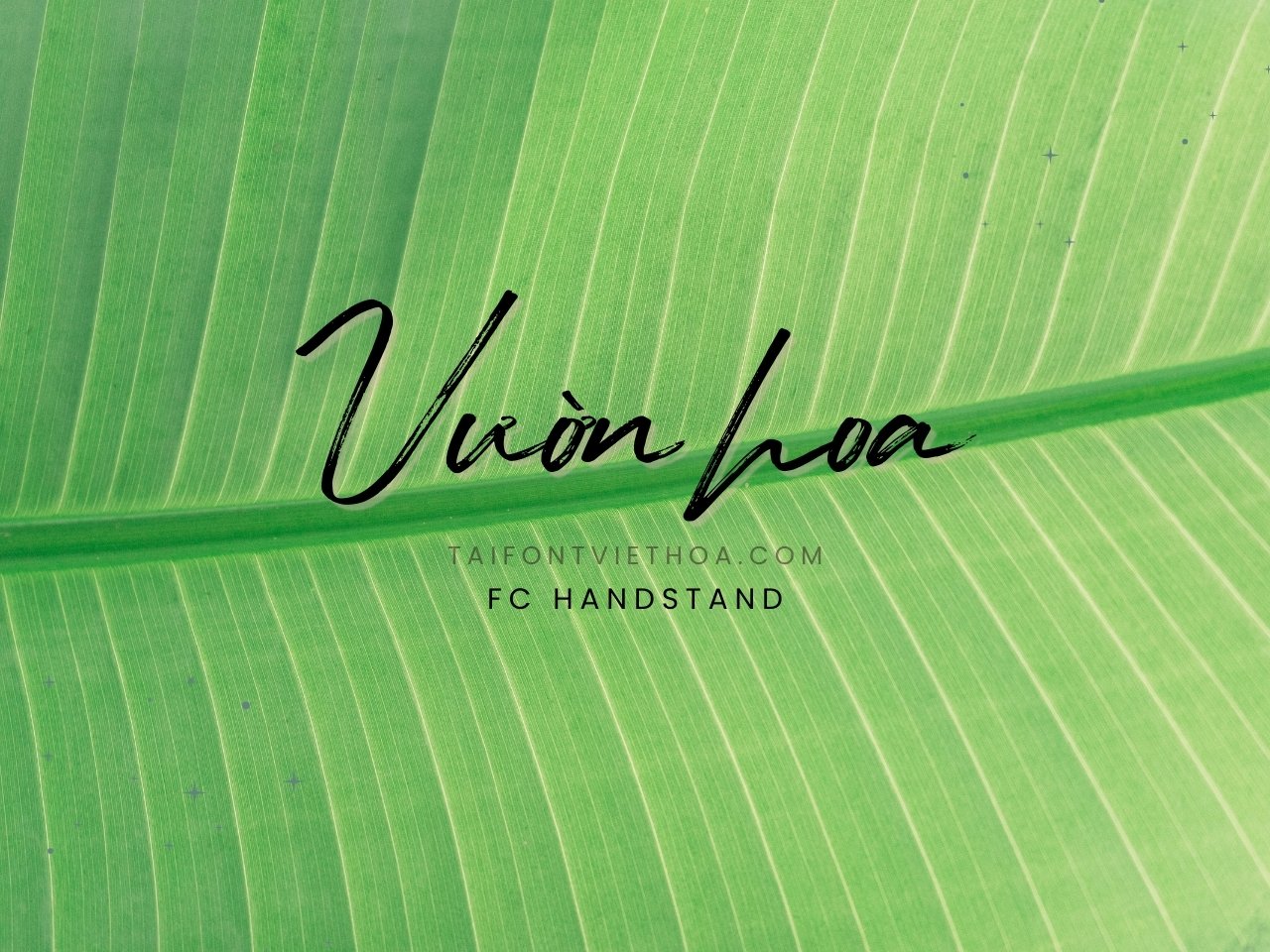 Font việt hóa FC Handstand