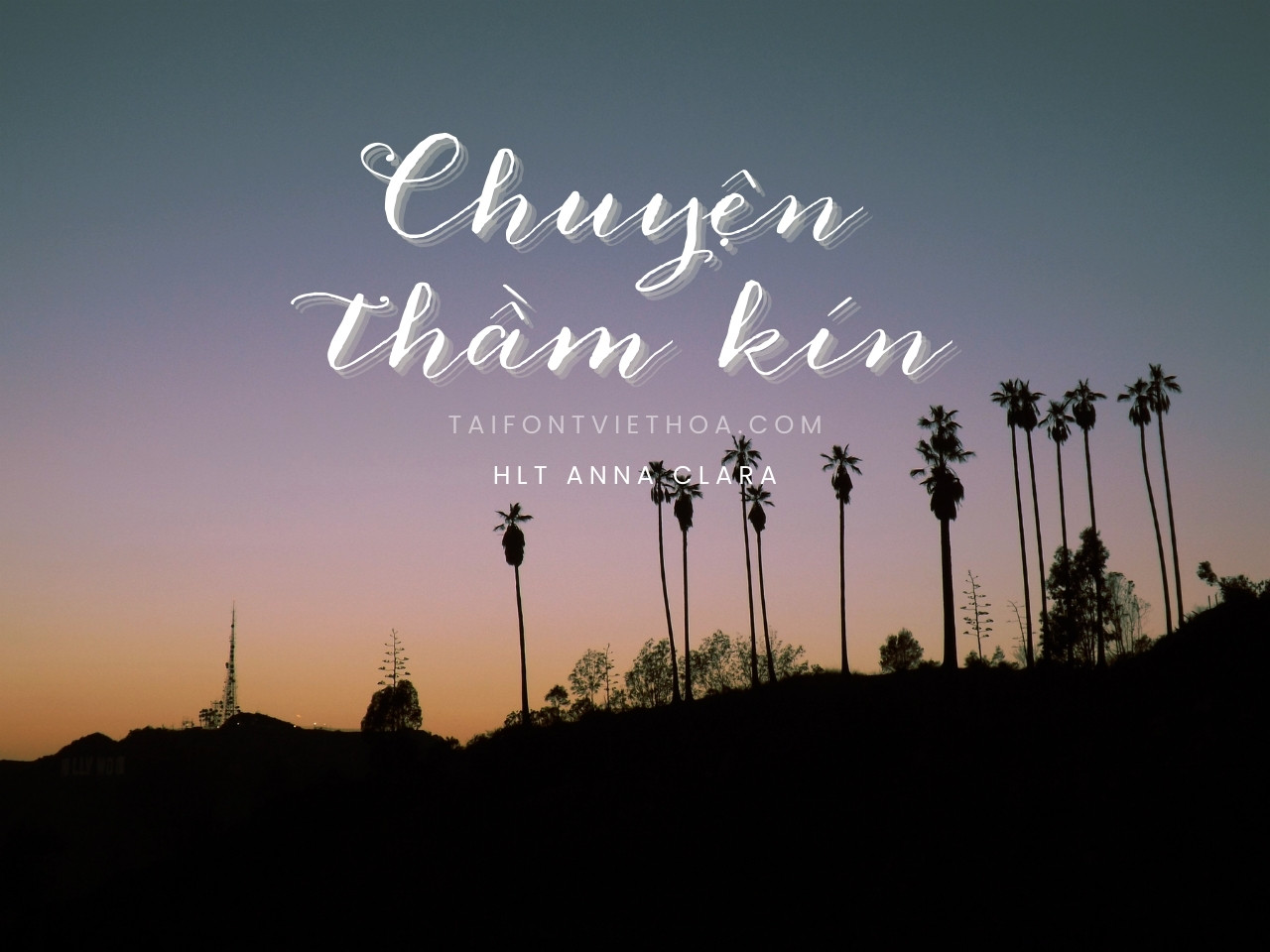Font việt hóa HLT Anna Clara