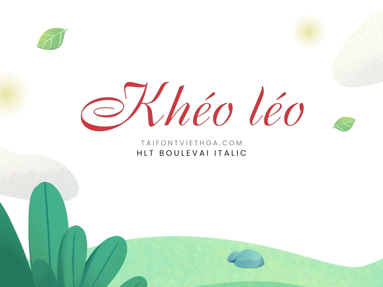 Font việt hóa HLT Boulevard Italic