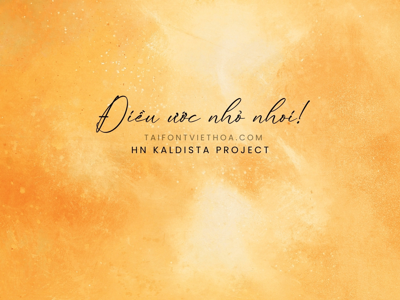 Font việt hóa Kaldista Project