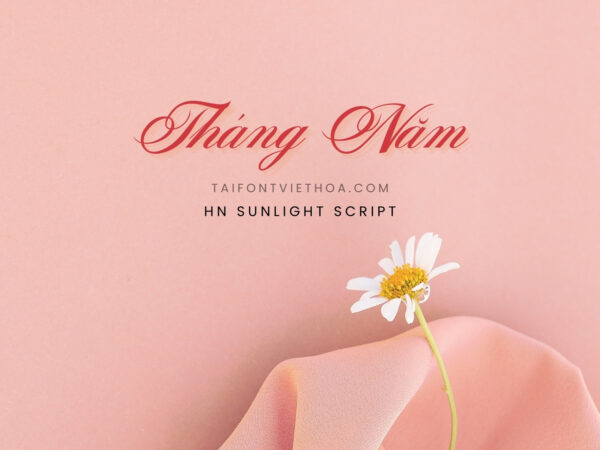 Font việt hóa Sunlight Script