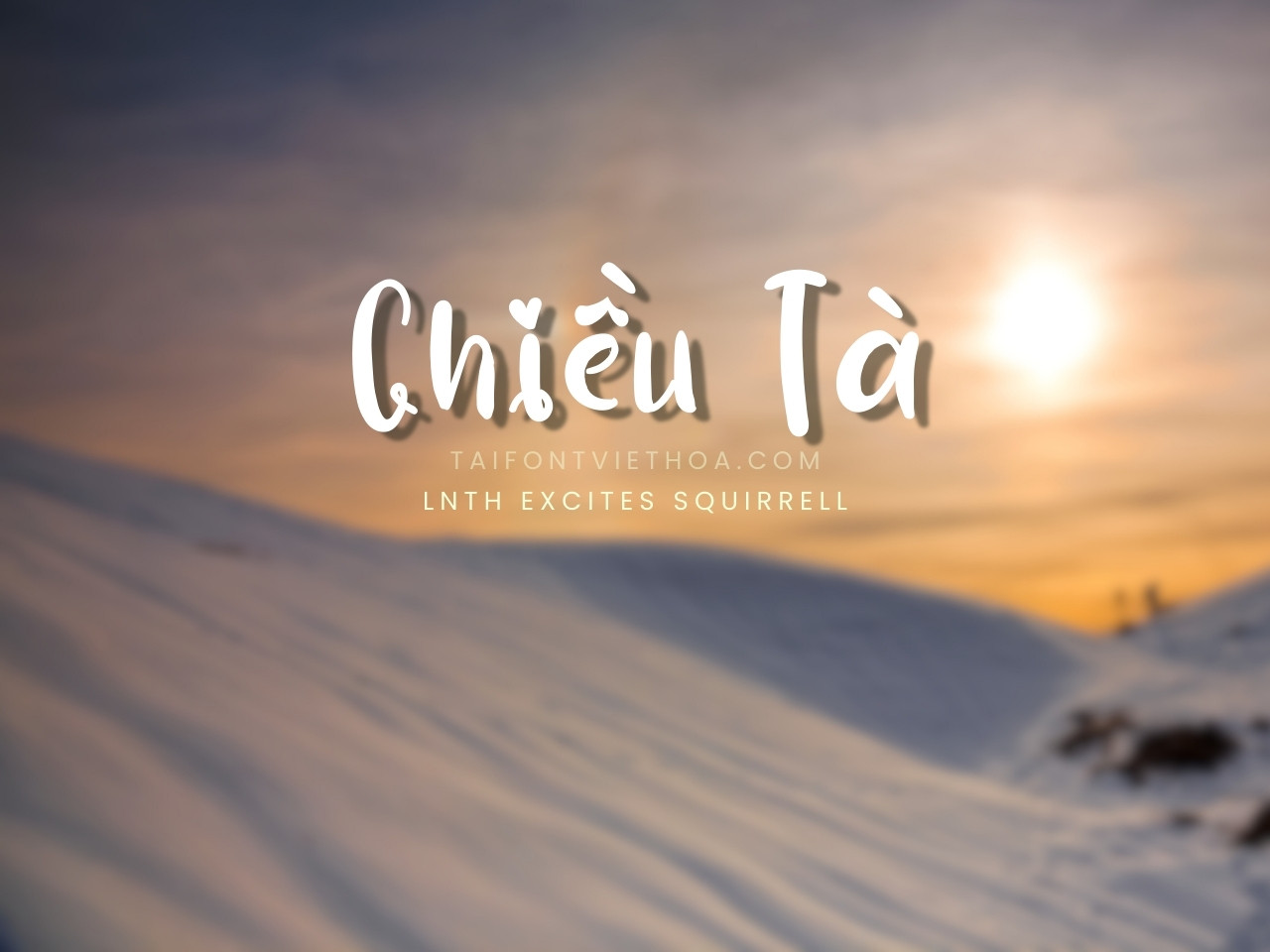 Font việt hóa LNTH Excites Squirrell