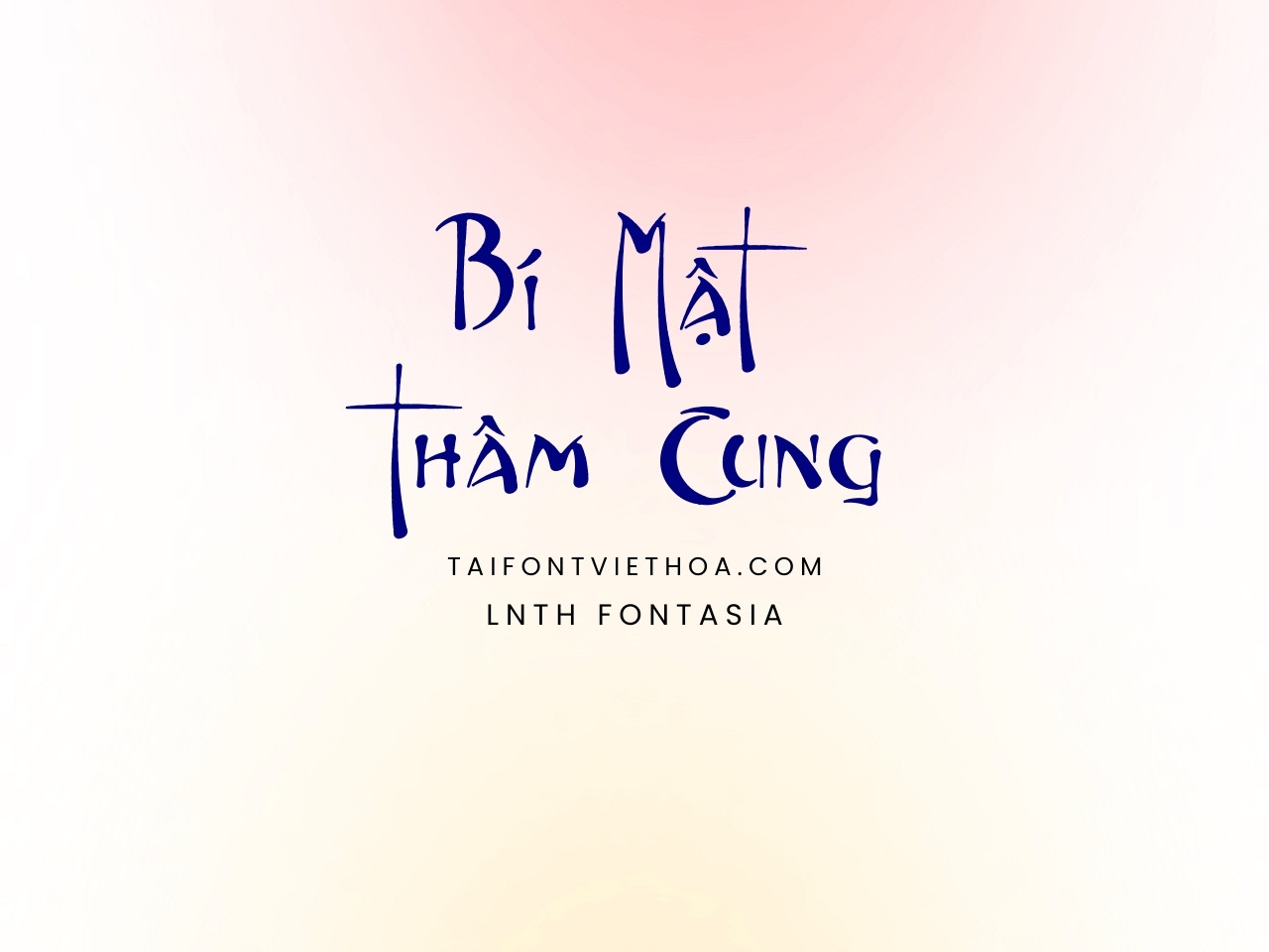 Font việt hóa LNTH Fontasia