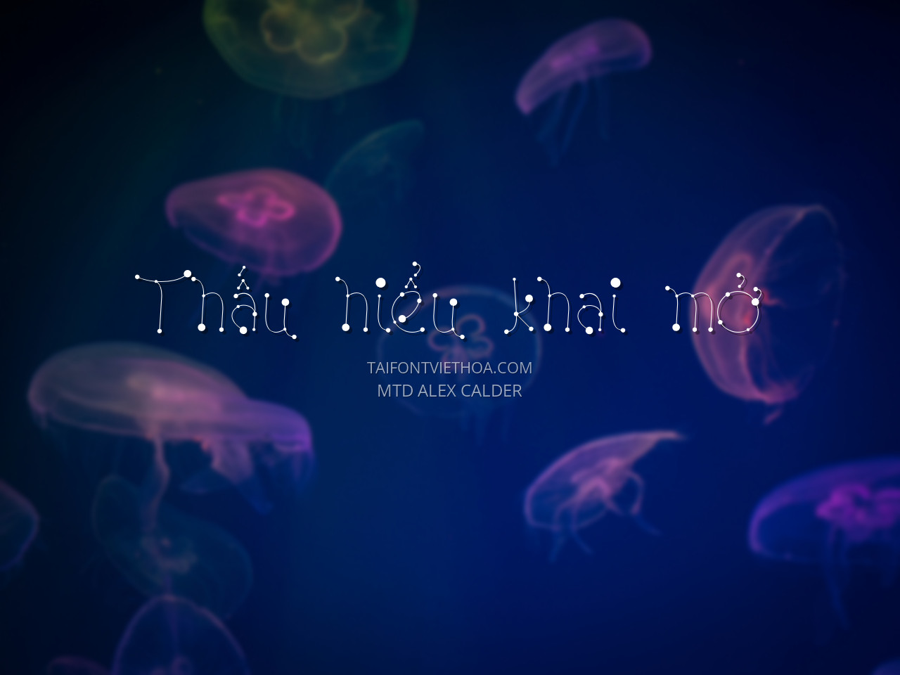 Font việt hóa MTD Alex Calder