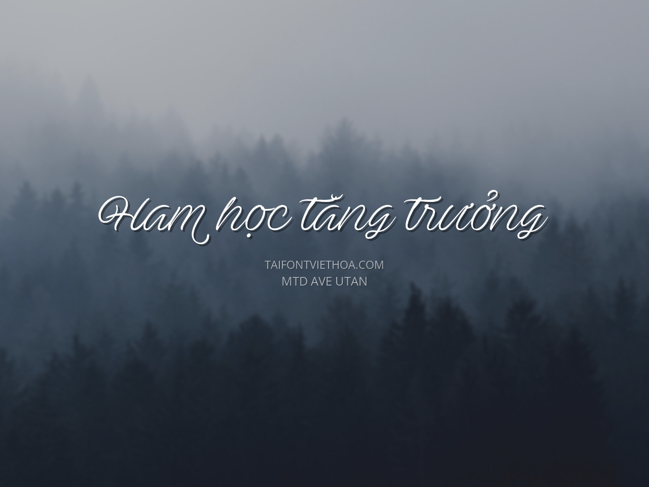 Font việt hóa MTD Ave Utan