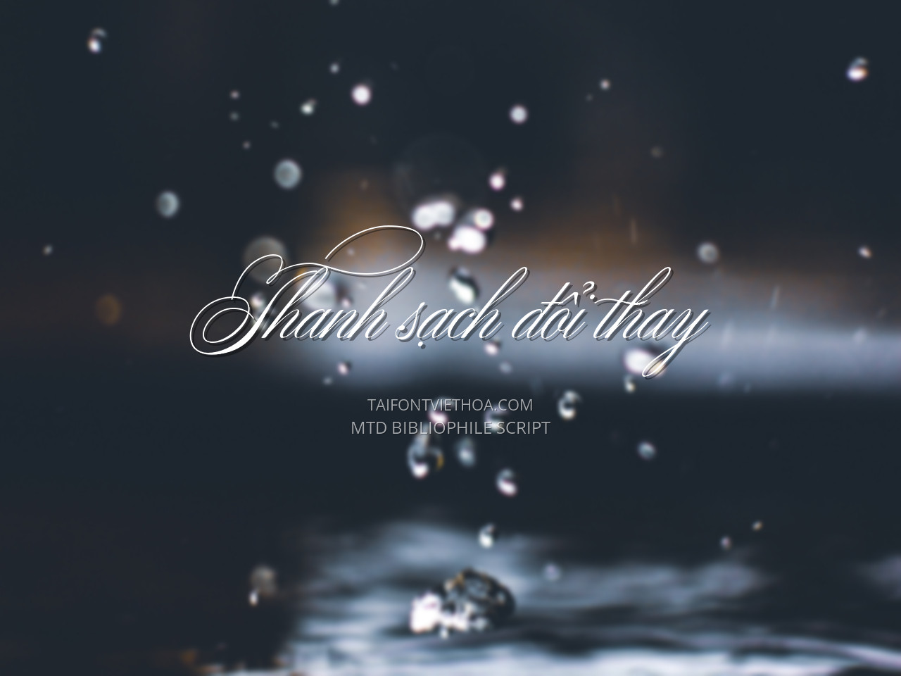 Font việt hóa MTD Bibliophile Script
