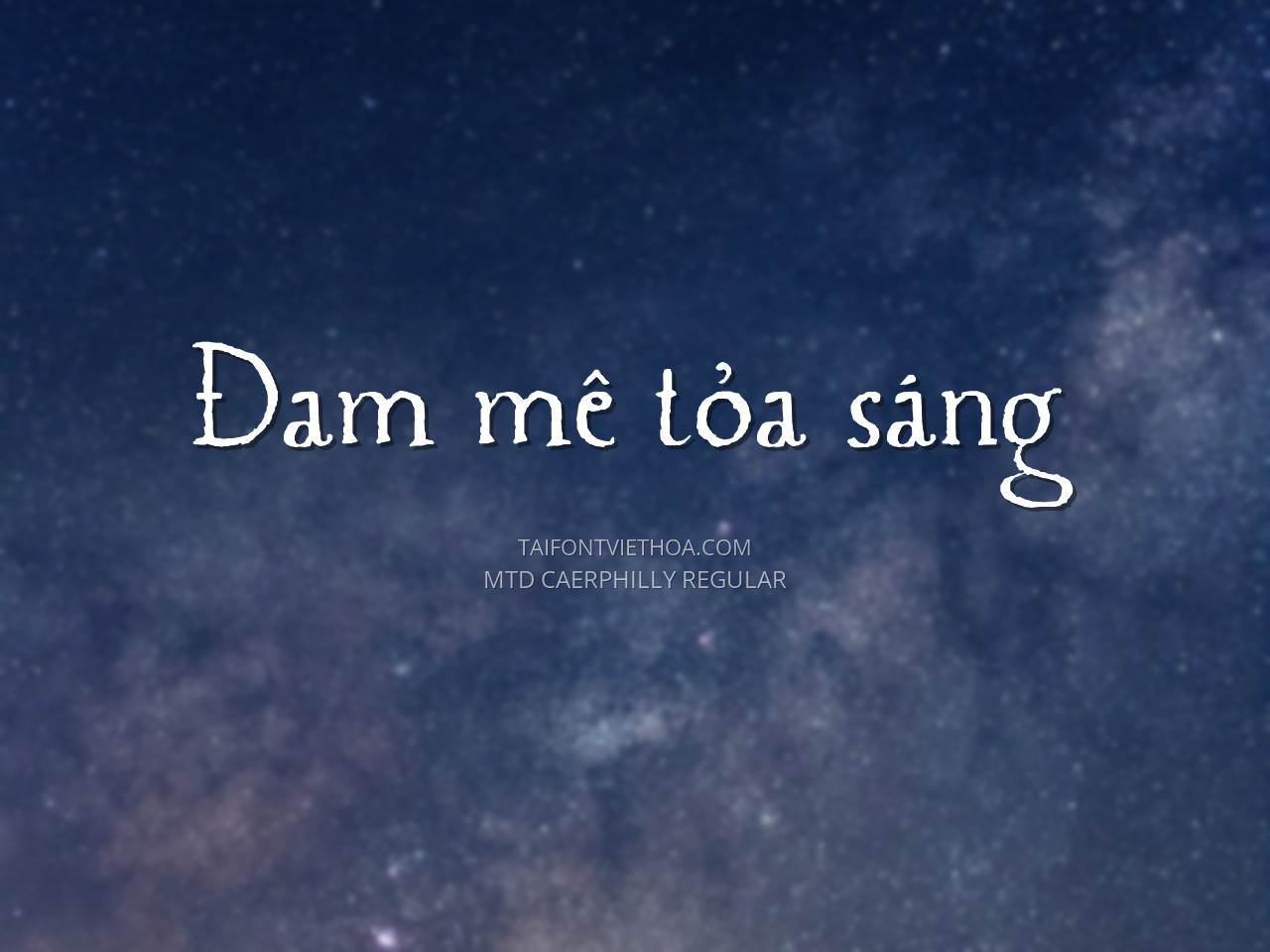 Font việt hóa MTD Caerphilly Regular