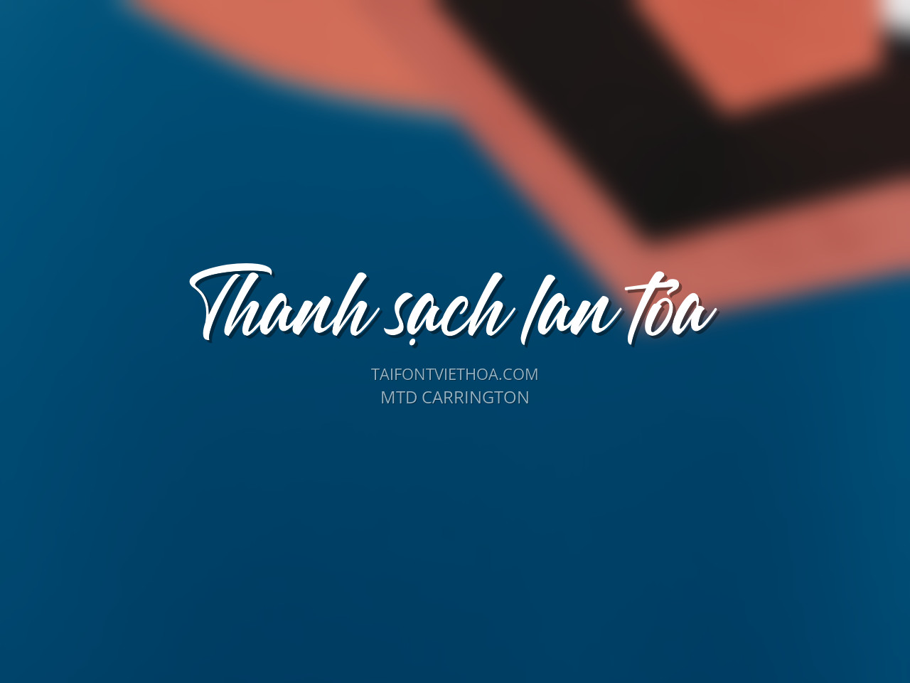 Font việt hóa MTD Carrington