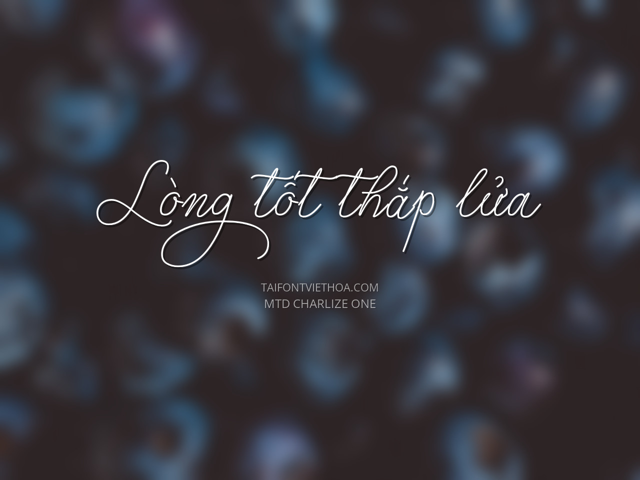 Font việt hóa MTD Charlize One
