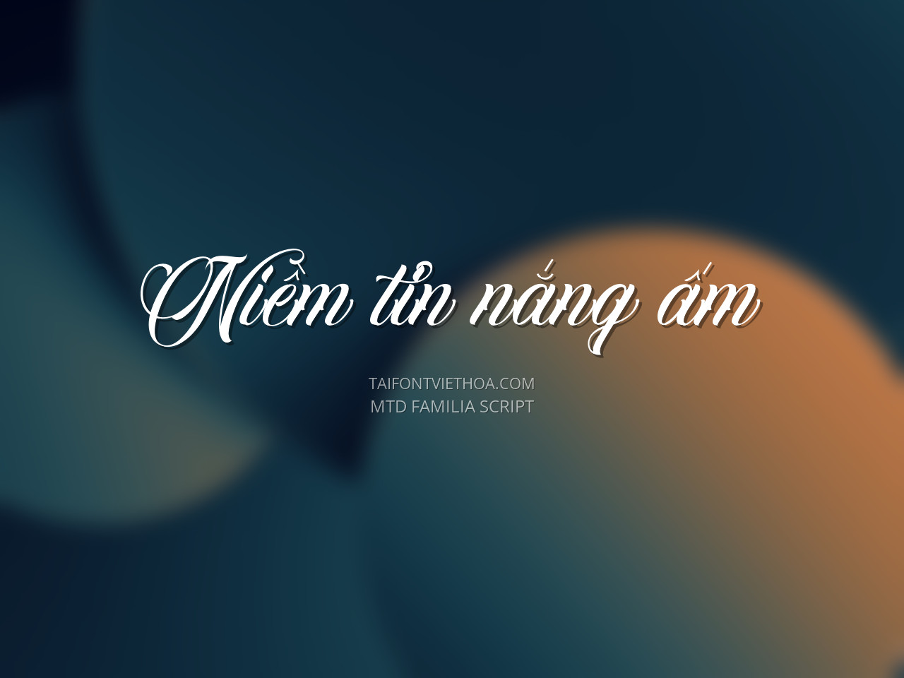 Font việt hóa MTD Familia Script