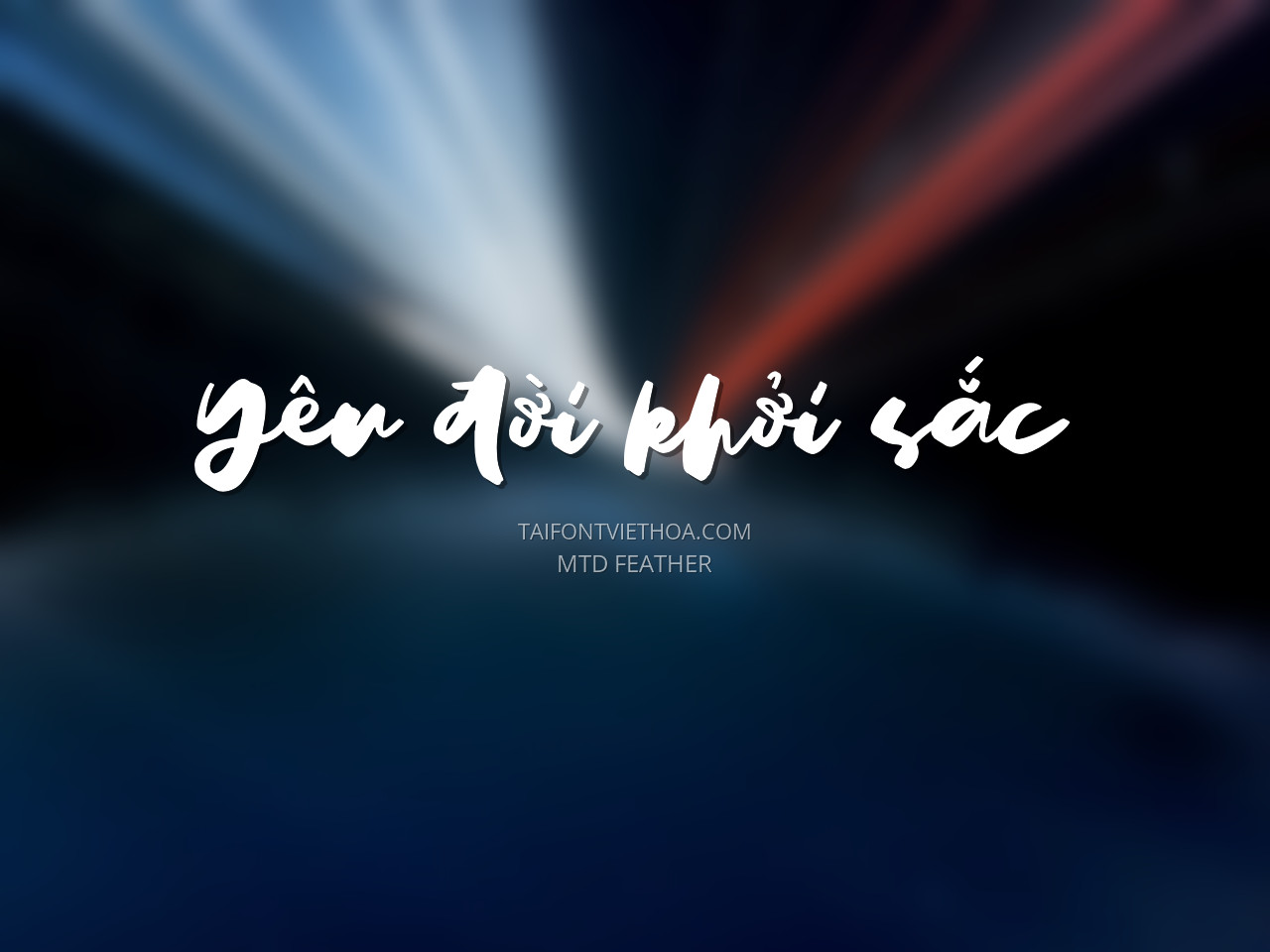 Font việt hóa MTD Feather