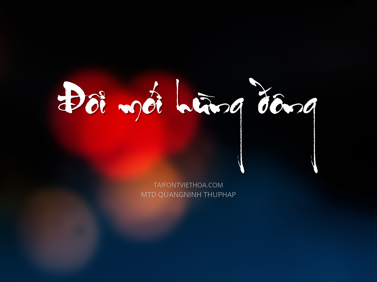 Font việt hóa Thư Pháp Quang Ninh đầy đủ Font Tiếng Việt
